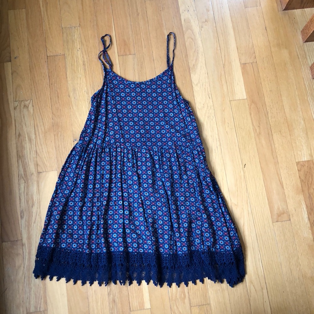 blue sundress